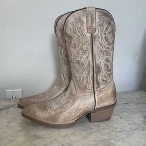 Brand new distressed look cowboy boots